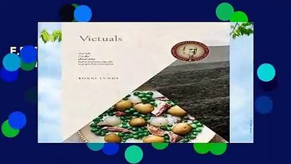 F.R.E.E [D.O.W.N.L.O.A.D] Victuals by Ronni Lundy