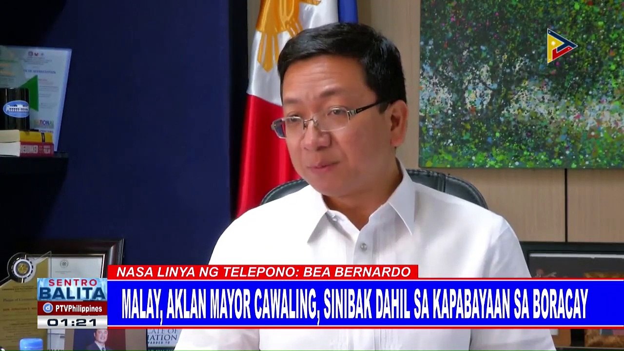 Malay, Aklan Mayor Cawaling, sinibak dahil sa kapabayaan sa Boracay