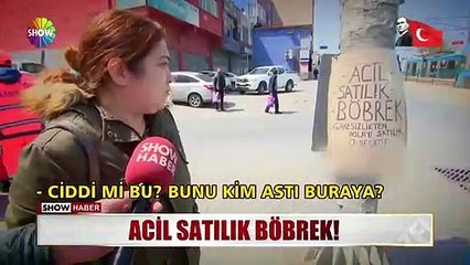 Böbreğini Satılığa Çıkaran Vatandaş