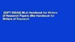 [GIFT IDEAS] MLA Handbook for Writers of Research Papers (Mla Handbook for Writers of Research