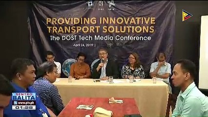 Intel transport system innovation ng DOST, ibinida