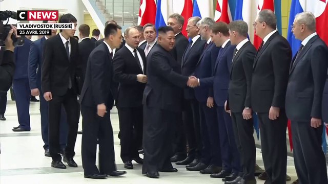 Les premières images de la rencontre entre Kim Jong-un et Vladimir Poutine