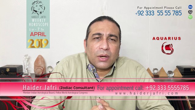 Weekly Horoscope April 2019 Aquarius Predictions Urdu Forecast Zaicha Astrology Zodiac Jafri