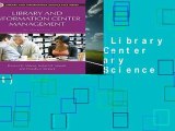 About For Books  Library and Information Center Management (Library and Information Science Text)