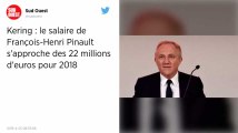 Le salaire de François-Henri Pinault, patron de Kering, multiplié par huit