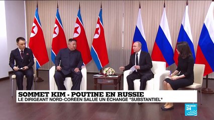 Sommet Poutine - Kim : le dirigeant nord-coréen salue un échange "substantiel"