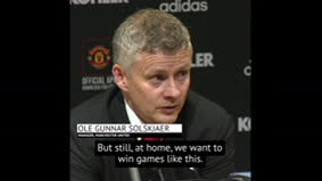 Man City have set the standard, we're clearly not there now - Solskjaer