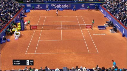 تنس: برشلونة نادال ماير 6-7 ، 6-4 و 6-2