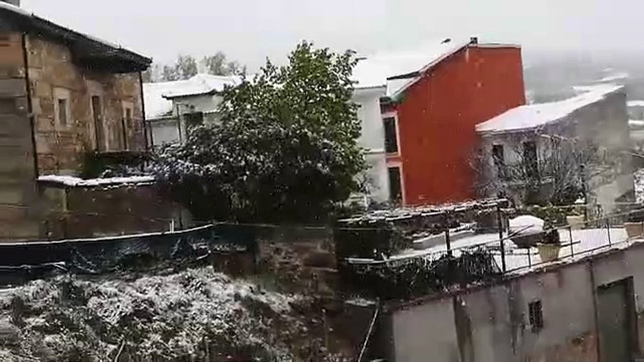 24 DE ABRIL 2019 NIEVE EN LA SIERRA DE MADRID
