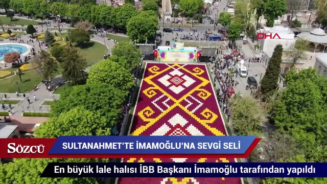 Sultanahmet’te İmamoğlu’na sevgi seli