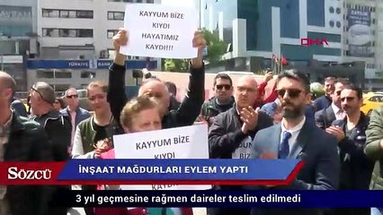 Скачать видео: Dumankaya inşaat mağdurları TMSF önünde eylem yaptı