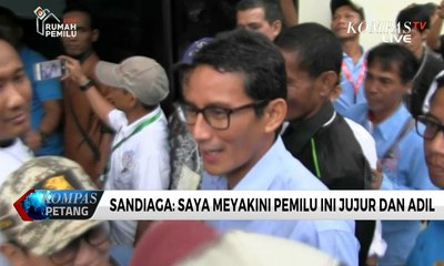 [TERBARU] Sandiaga: Saya Meyakini Pemilu Jujur dan Adil