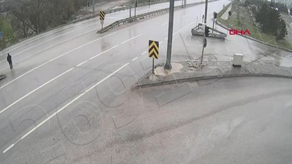 Amasya'da Ölüm Teyet Geçti, O Anlar Güvenlik Kamerasında