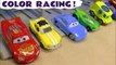 Hot Wheels Racing Learn Colors & Learn English with DC Comics Justice League & Marvel Avengers 4 Endgame vs Disney Pixar Cars 3 Lightning McQueen in this family friendly full episode