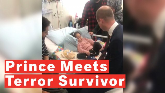 Prince William Meets Terror Attack Survivor