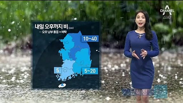 [날씨]내일 비 그친 뒤 기온 ‘뚝’…아침 기온 서울 8도