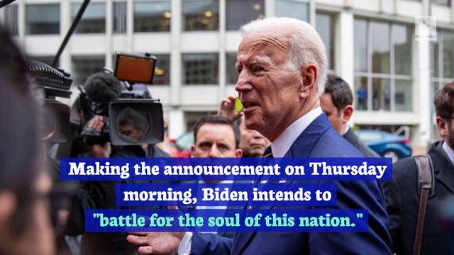 Joe Biden Officially Launches 2020 Presidential Run