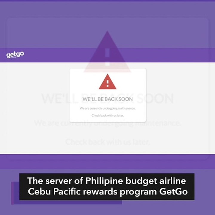 Cebu Pacific's GetGo server breached