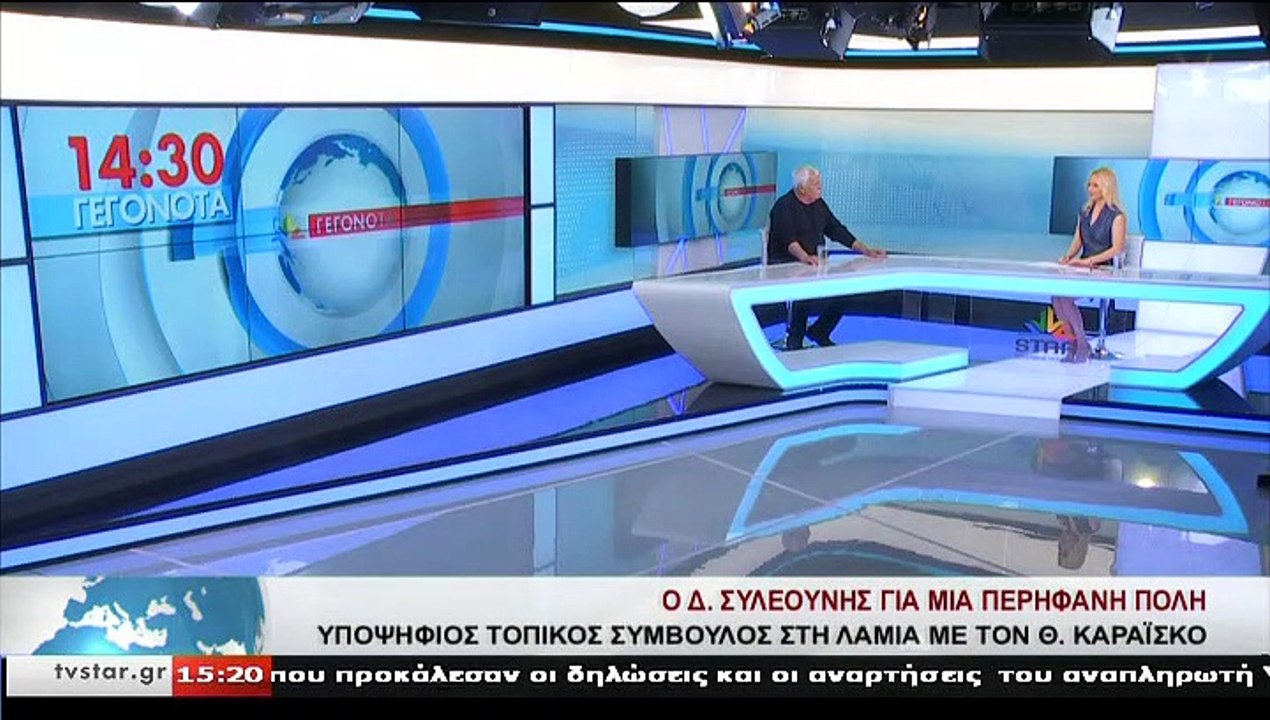 Ο υποψήφιος τοπικός σύμβουλος με τον Θ. ΚΑΡΑΪΣΚ...