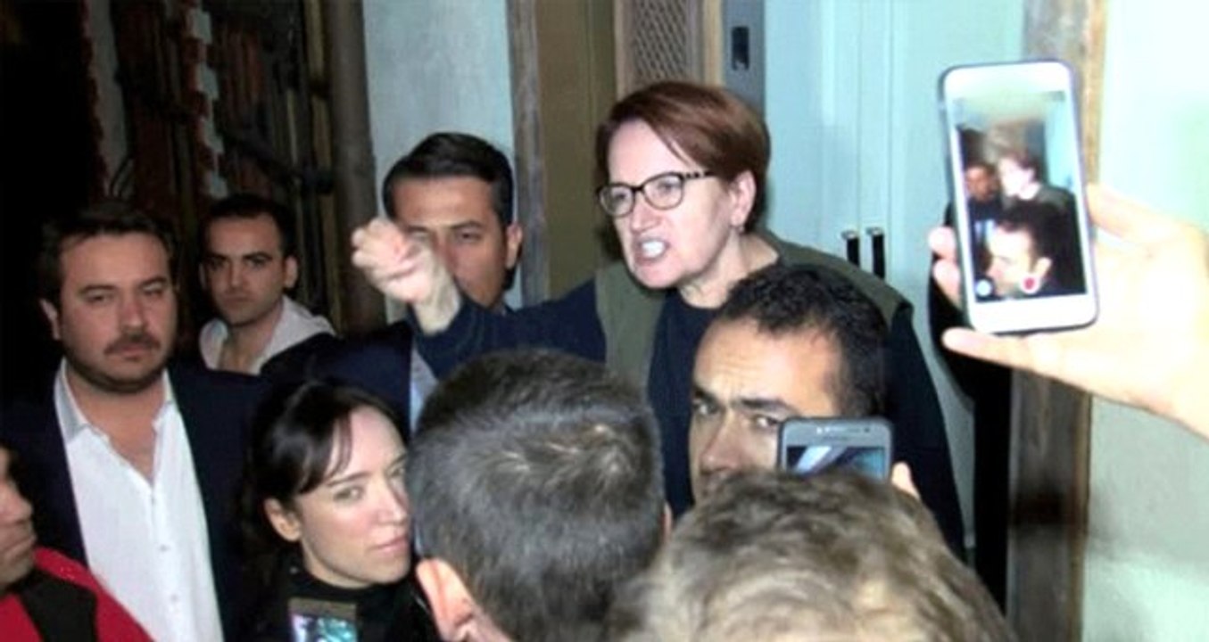 Son Dakika! Meral Akşener'in Evinin Önünde Prot...