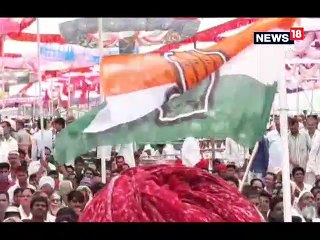 राहुल गांधी ने रामसीन में कांग्रेस प्रत्याशी रतन देवासी के समर्थन में की जनसभा