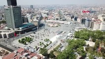 İstanbul-Taksim Meydanı'nın Havadan Görüntüleri