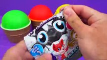 Play Doh Ice Cream Cups Pj Masks Disney Cars Surprise Toys Zuru 5 Kinder Surprise Eggs