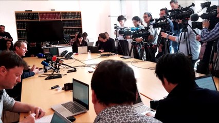 Affaire Narumi : conférence de presse d'Étienne Manteaux, Procureur de la République de Besançon