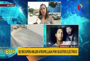 Mujer se recupera tras ser atropellada por scooter eléctrico en San Isidro