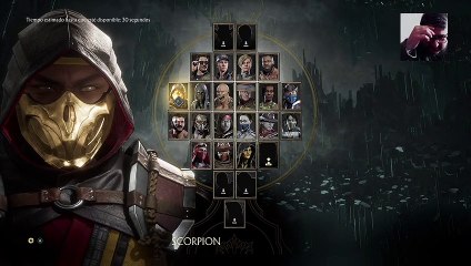 Mortal Kombat 11 mostrando personajes