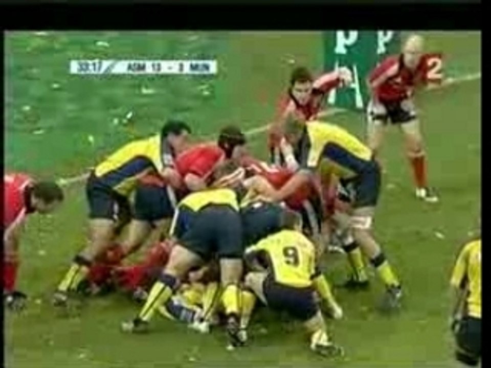 Clermont - Munster 18-3 Essai Ledesma