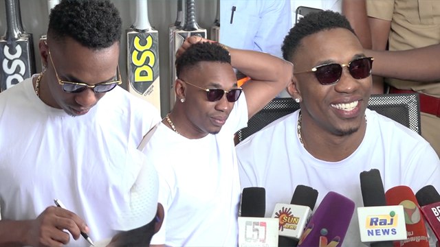 IPL 2019 Bravo in Chennai | சென்னை சேப்பாக்கத்தில் ரசிகர்களுடன் பிராவோவை