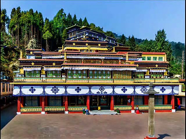 Rumtek Monastery   - Indian state of Sikkim ,Gangtok.