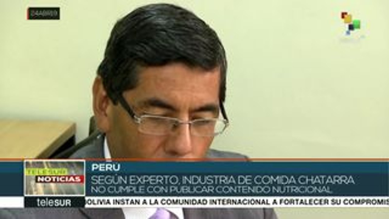 Perú: industria de comida chatarra elude Ley de...