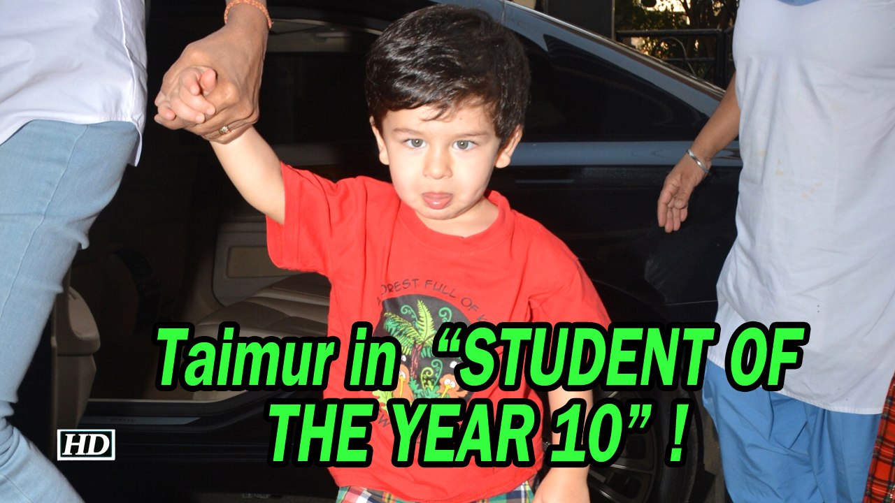 Taimur in “STUDENT OF THE YEAR 10” !
