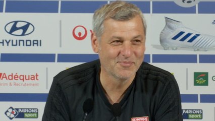 OL - Genesio : "Normal que le club contacte des entraîneurs"