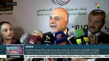 Siria realiza el Primer Encuentro de Intercambio Económico Árabe