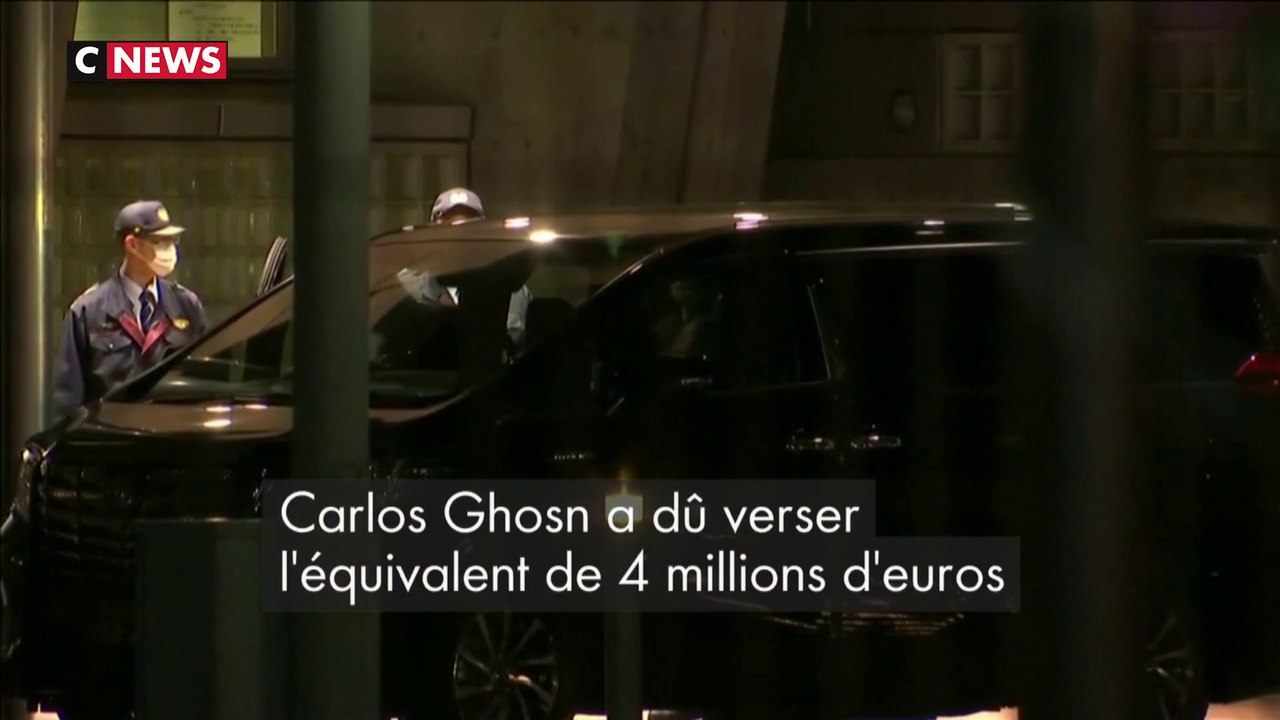 Carlos Ghosn quitte le centre de détention de Tokyo
