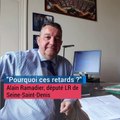 Alain Ramadier, député LR de Seine-Saint-Denis demande des explications à la SNCF sur les travaux du T4