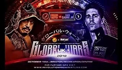 Hirooki Goto vs Zack Sabre Jr