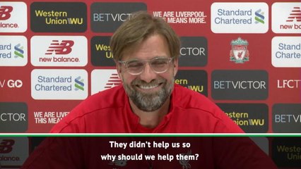 Man United didn't help us, why should I help them? Klopp on offering Solskjaer advice