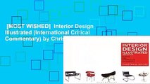 [MOST WISHED]  Interior Design Illustrated (International Critical Commentary) by Christina M.