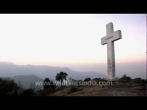 Purple hills - A rare evening sight in Kohima, Nagaland