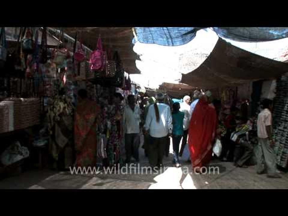 Market area in Dwarka