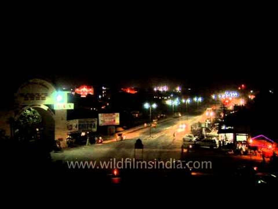 Lord's city Dwarka at night