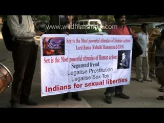 Sexual freedom parade in Jantar Mantar, Delhi