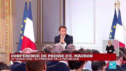 "Les orientations prises durant ces 2 premières années ont été justes" : E. Macron