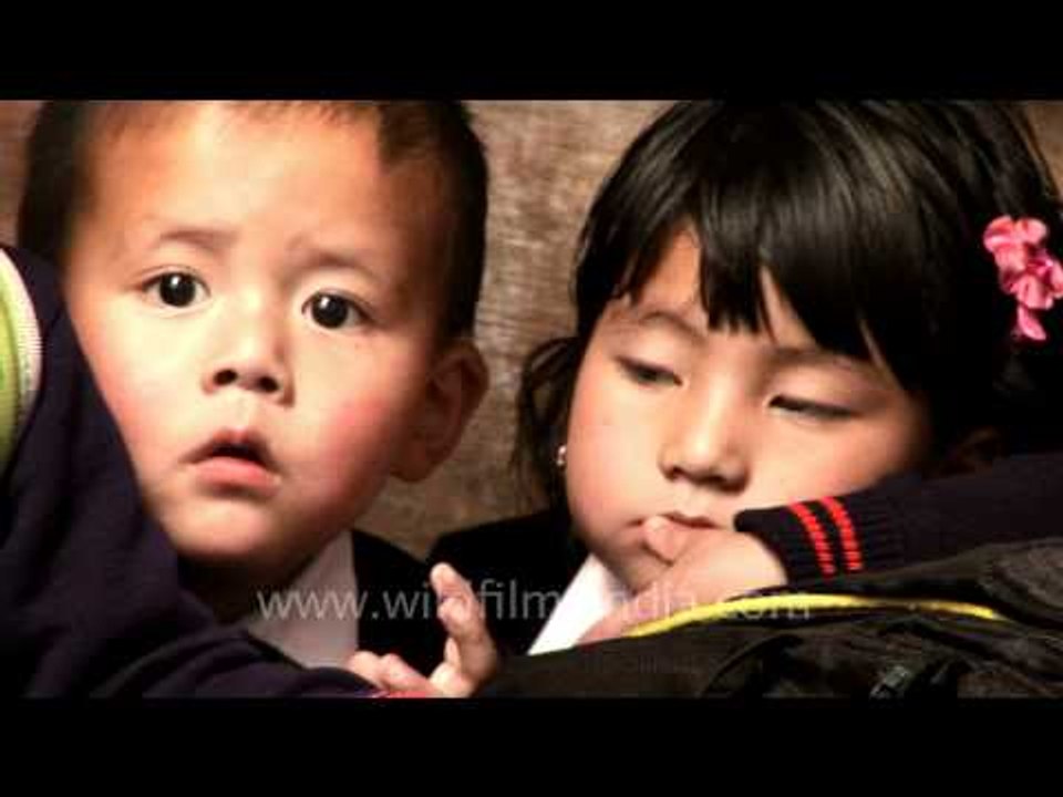 Naga kids yawning inside the class!