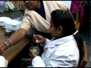 Lunch time at Tihar Ashram!!