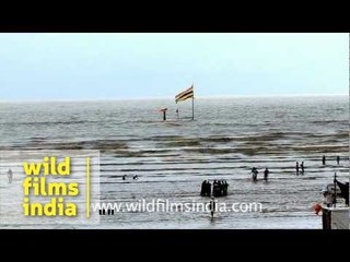 The holy temple of Lord Shiva, in the Arabian Sea?